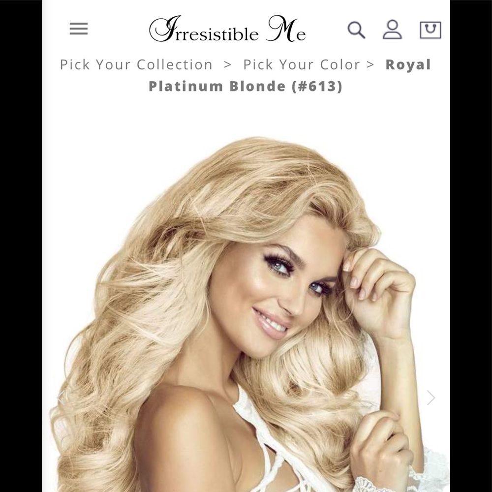 ISO irresistible Me hair extensions Blonde